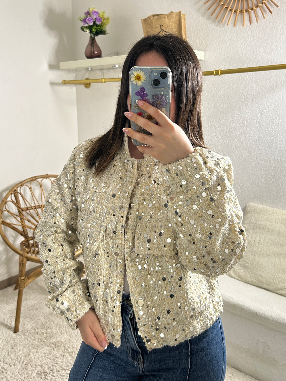 Bombers à sequins