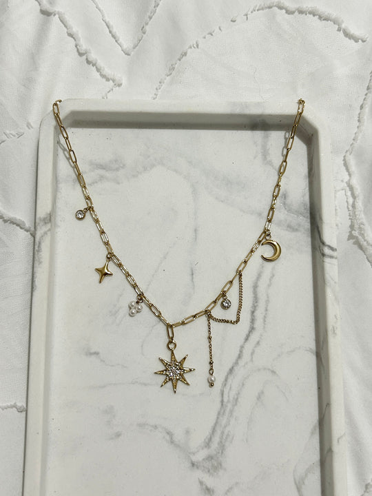 Collier charm étoile